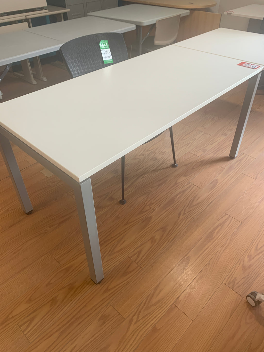 Preloved White Laminate Desk Shells 30 inch x 60 inches