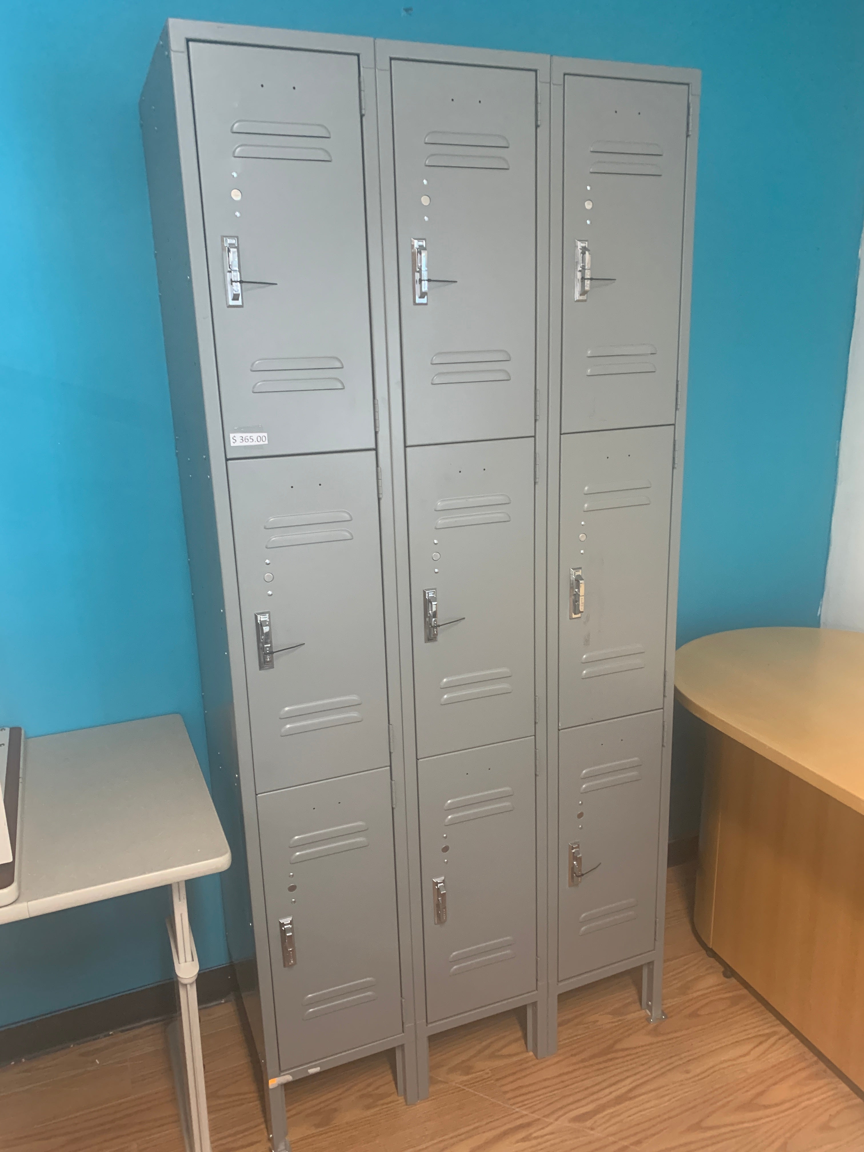 Preloved Metal Employee Locker Bank