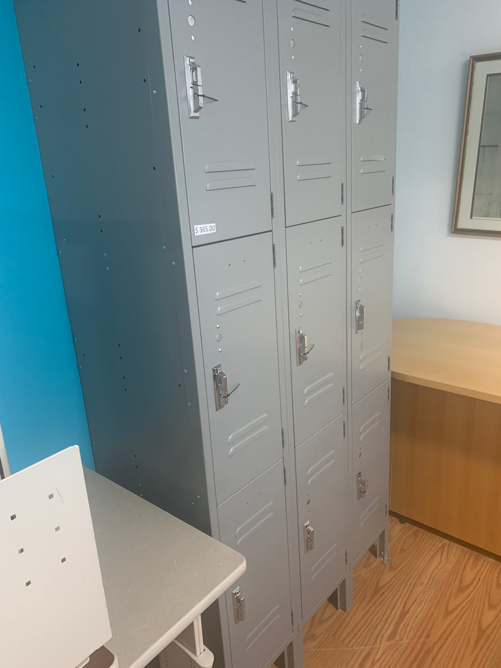 Preloved Metal Employee Locker Bank