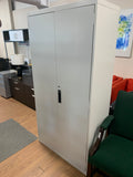 Preloved Metal Storage Cabinet with shelves