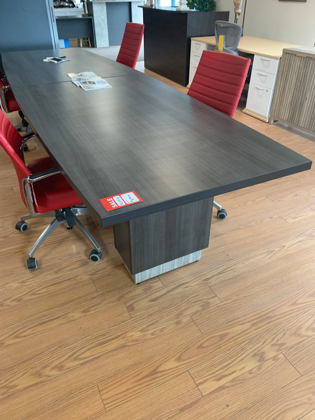 Floor Model Conference Table-144 inches  x 42 inches x 36 inches