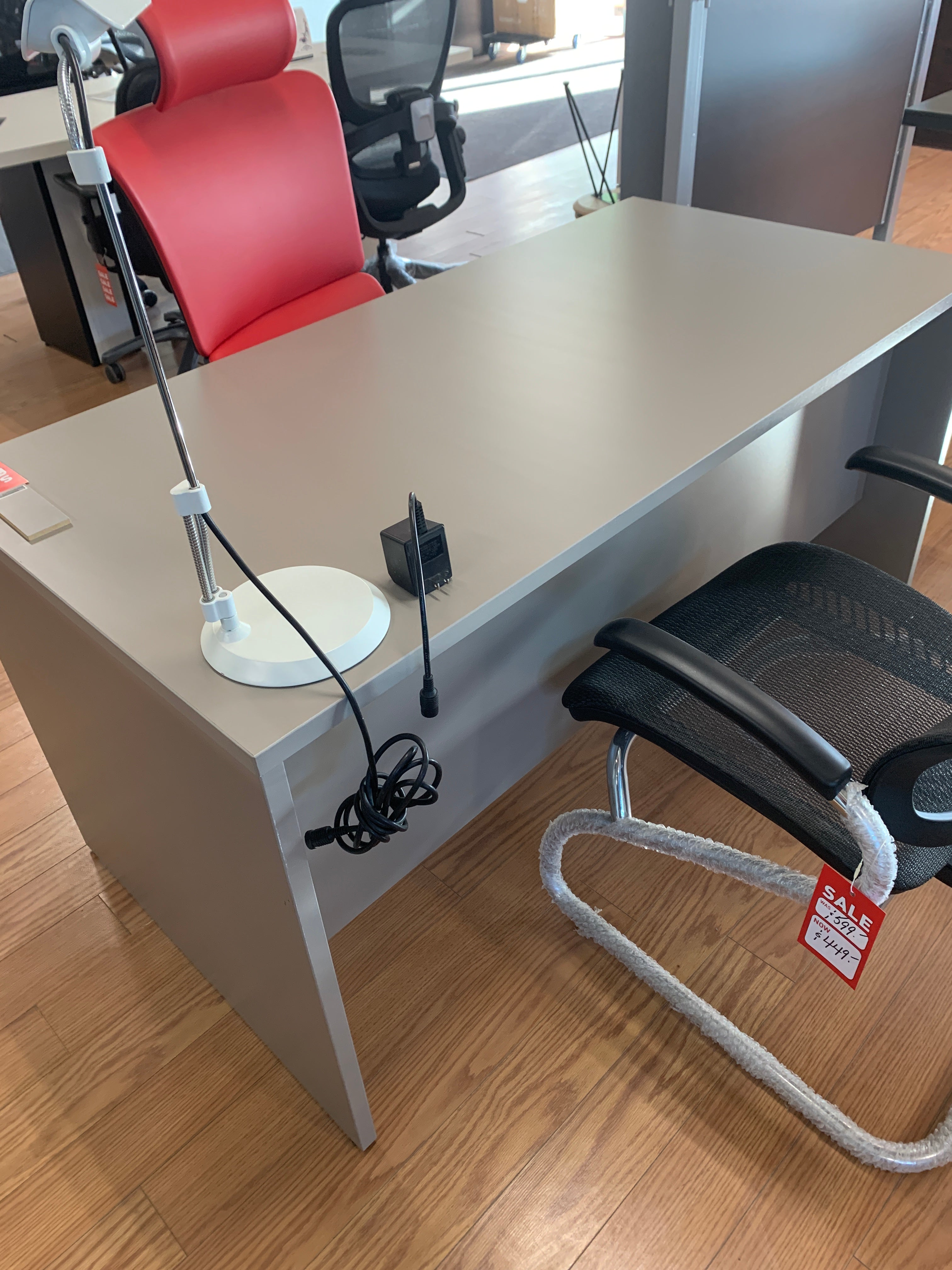 Floor Model IOF Desk shell-no drawers 30 inches in depth x 60 inches in width