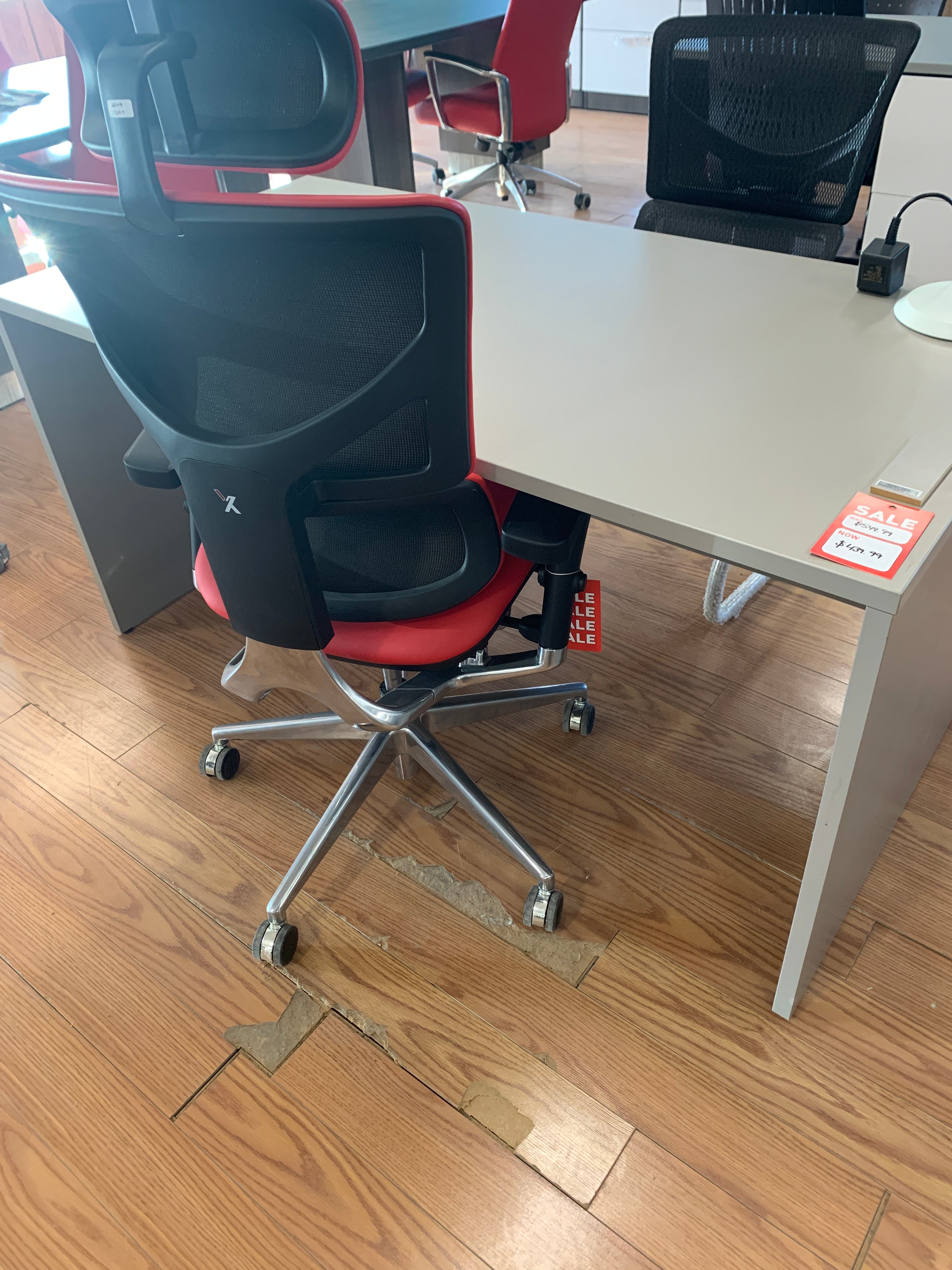 Floor Model IOF Desk shell-no drawers 30 inches in depth x 60 inches in width