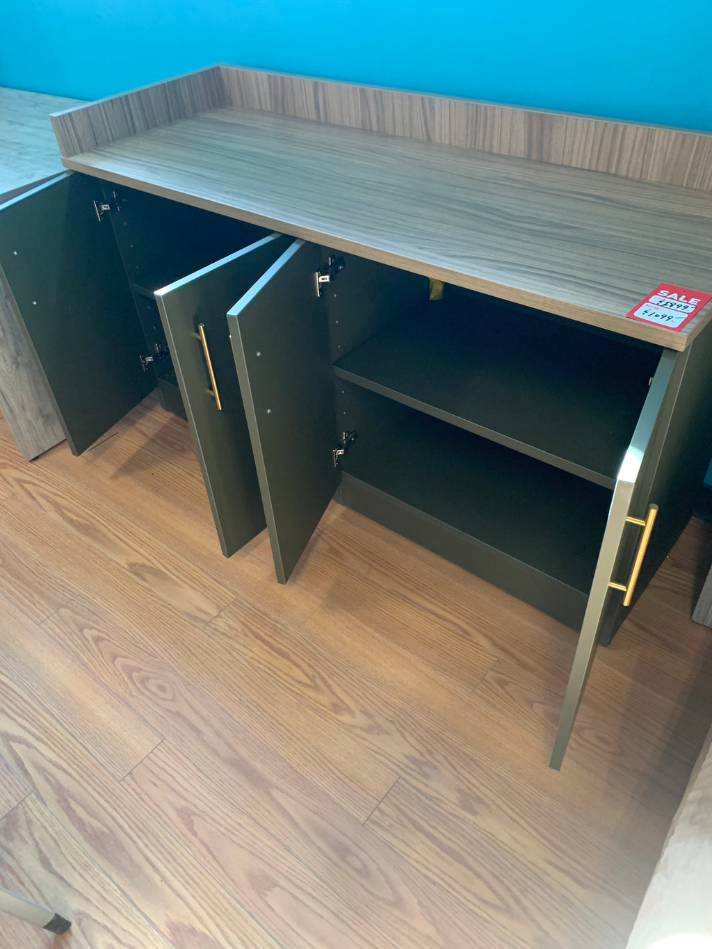 Floor Model IOF Custom Vanity-Buffet Table-60 inches x 22 inches