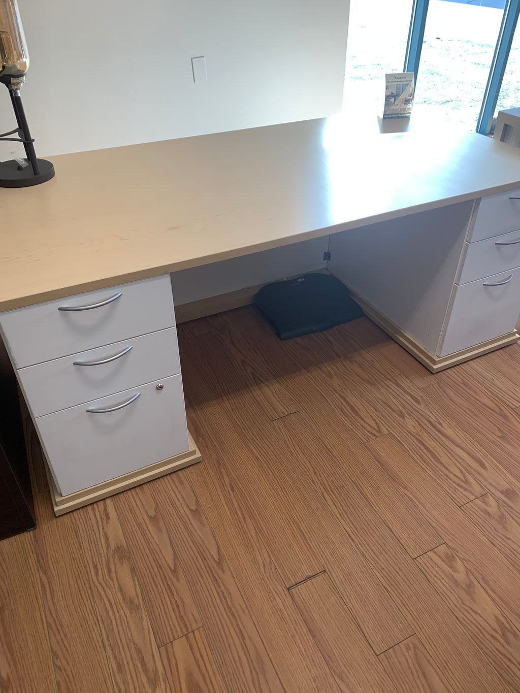 Floor Model IOF Custom Executive Desk 36 inches x 72 inches