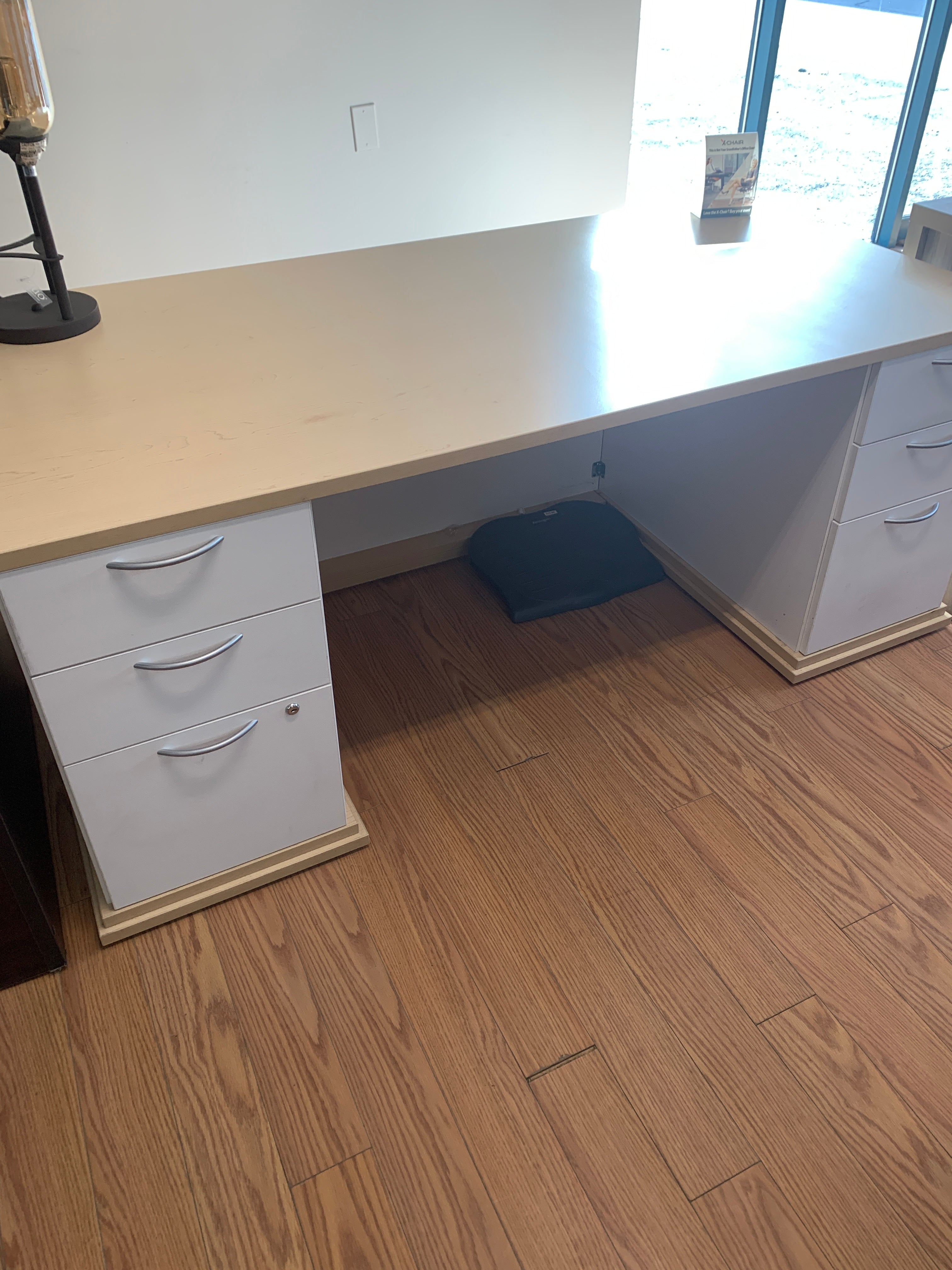 Floor Model IOF Custom Executive Desk 36 inches x 72 inches
