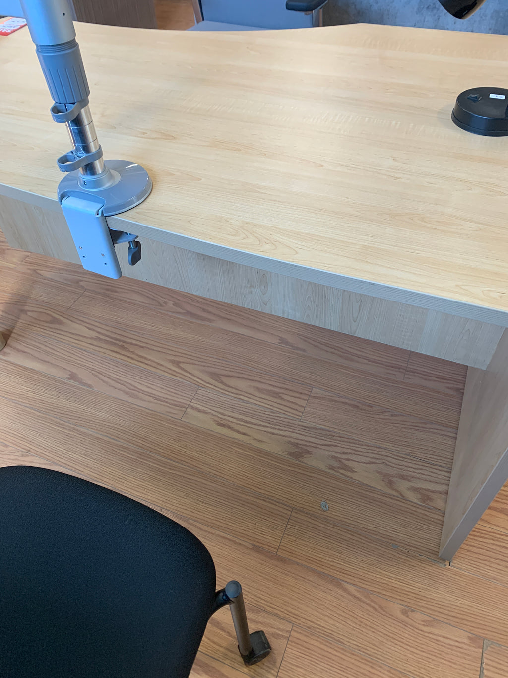 Floor Model IOF Custom Off Angle Desk