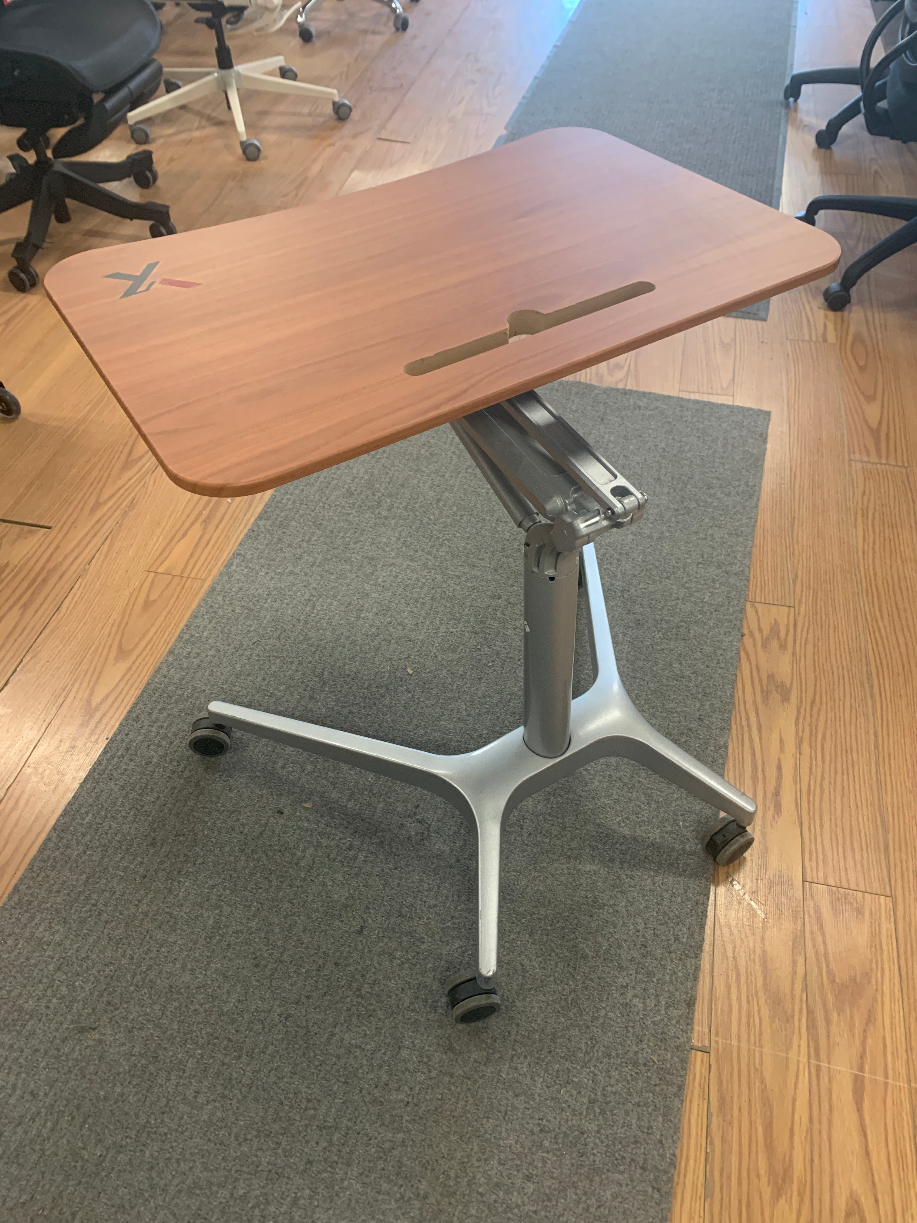 Floor Model -X-Chair Rolling Portable Desk Unit