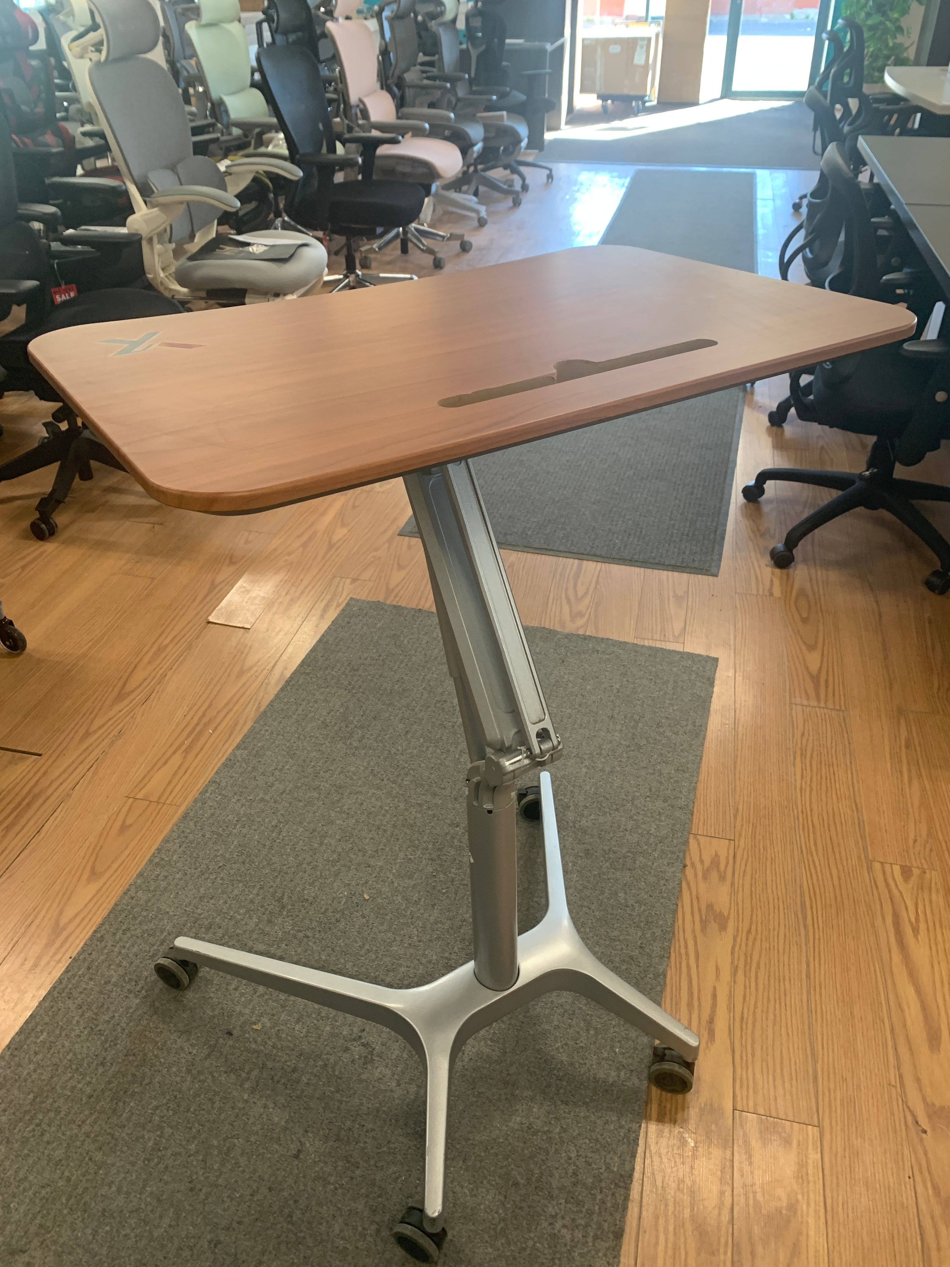 Floor Model -X-Chair Rolling Portable Desk Unit