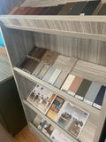 Floor Model IOF Custom  Pamphlet or Display Shelving