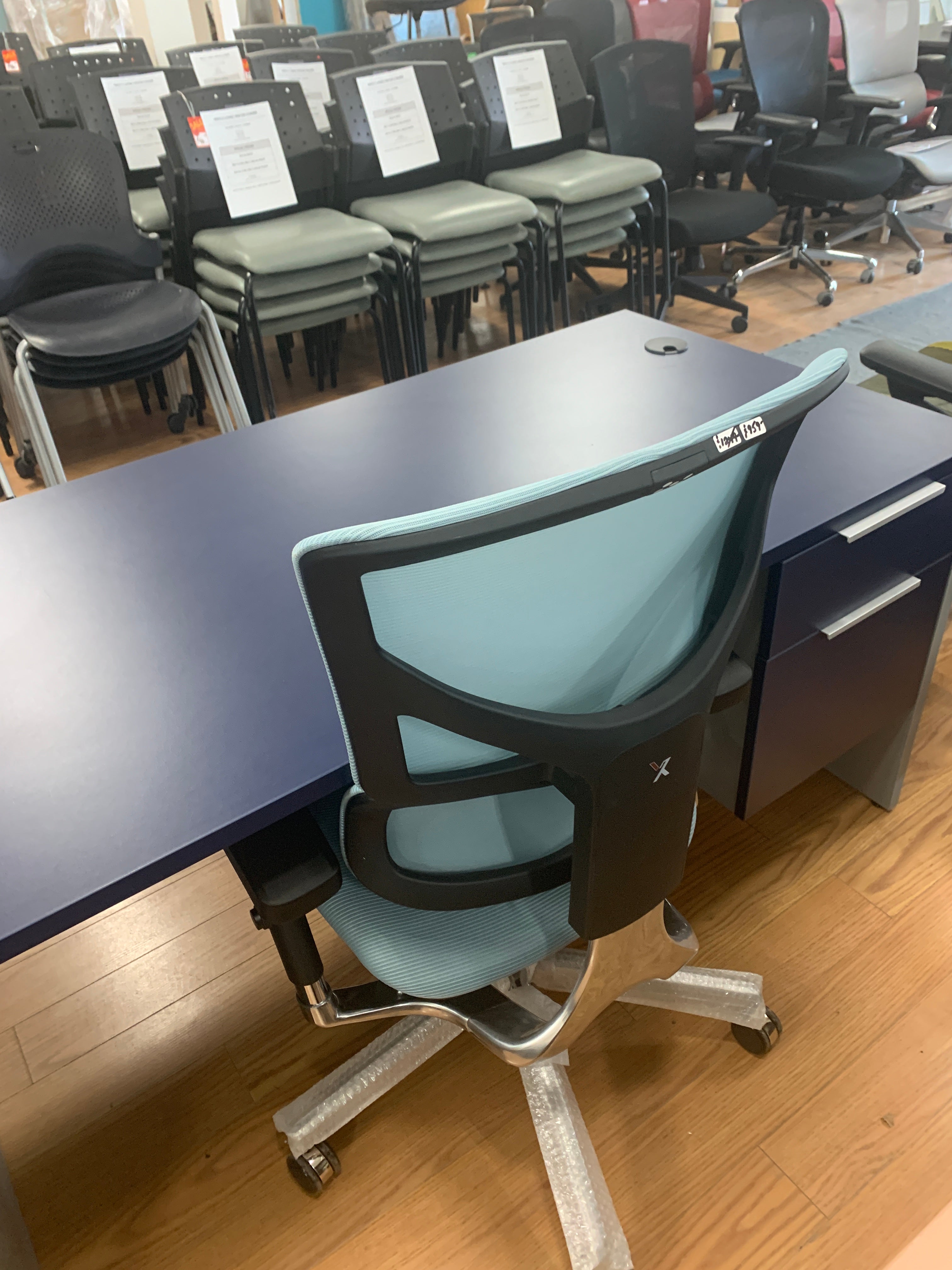 Floor Model IOF Custom Colour Desk Unit