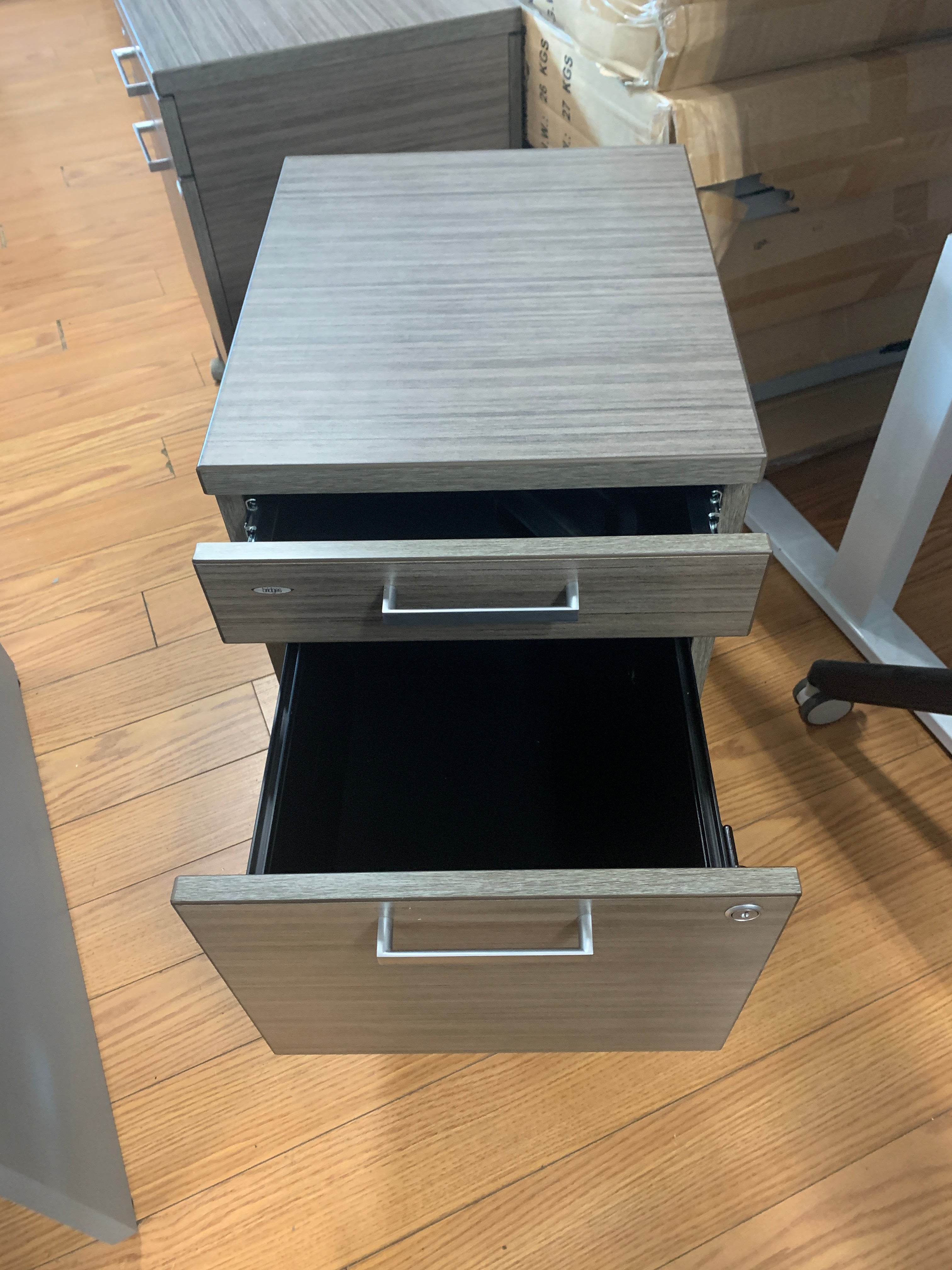 Preloved-Under desk Pedestal Rolling File Cabinets