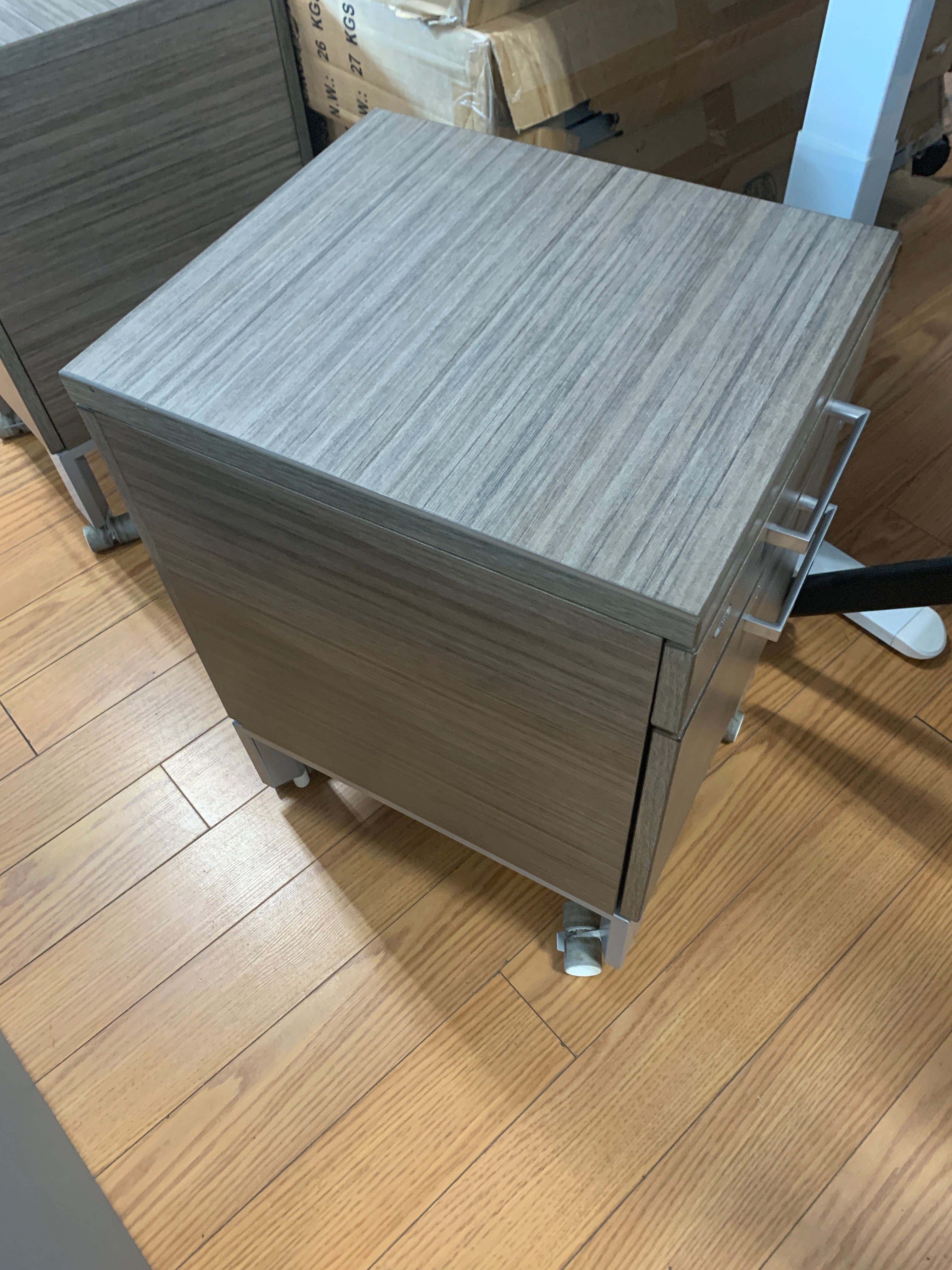 Preloved-Under desk Pedestal Rolling File Cabinets