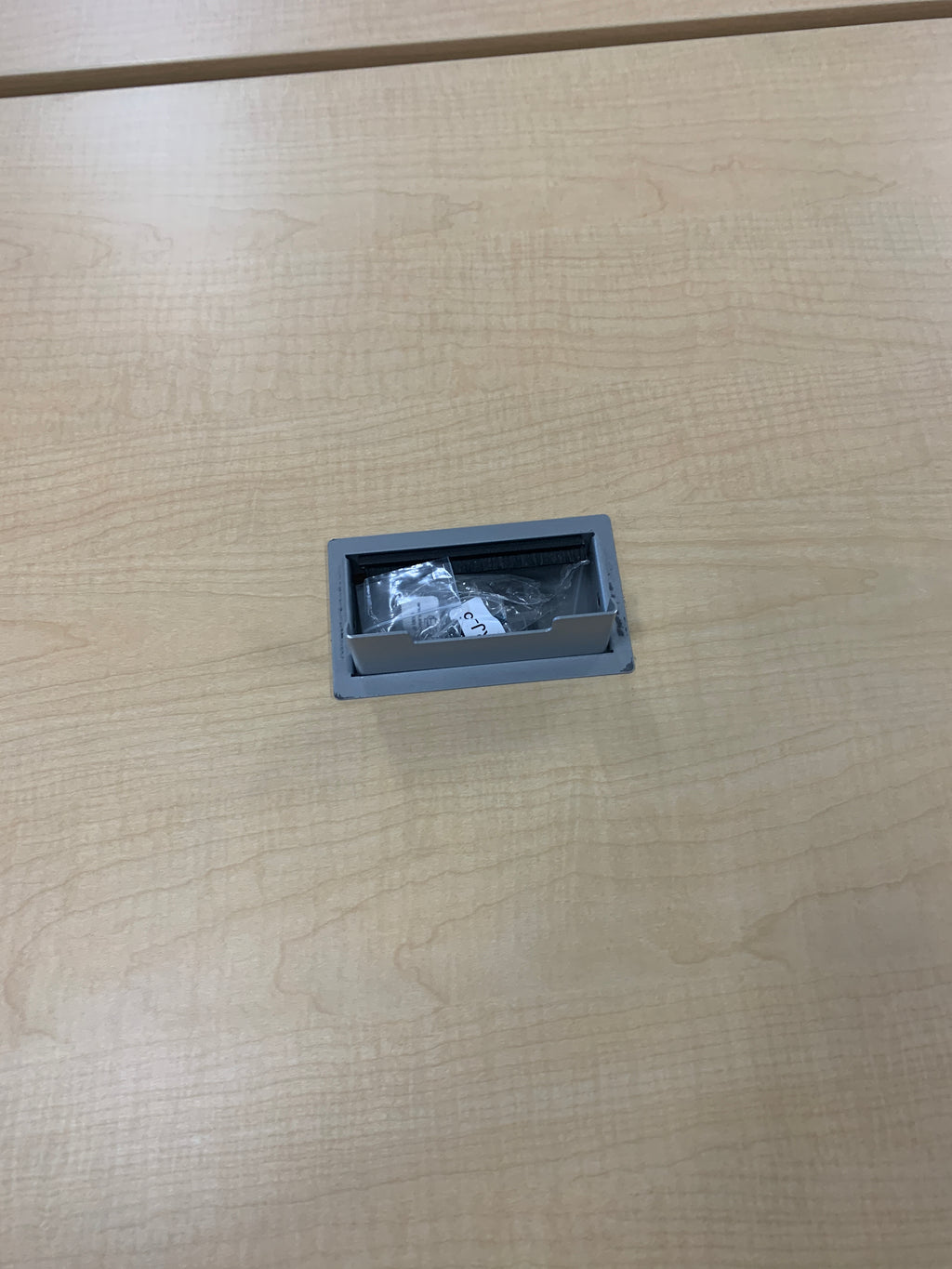 Preloved-30" x 54" laminate desk shells w/power plug outlets-6 Available!