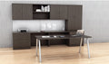 Angled Leg Desk & Storage