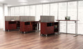 Triple Height Adj Station / Credenza / Privacy Panel
