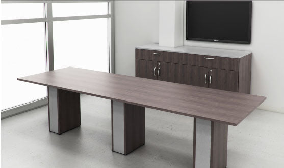 Rectangle Table & Credenza