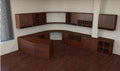 Angled Desk U Group