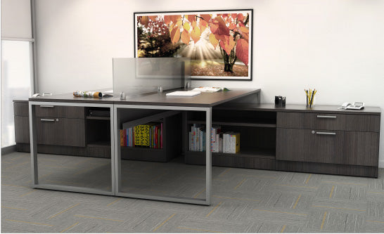O Leg Desk / Privacy Panel